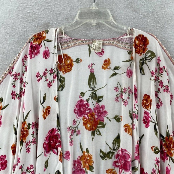 Japna Floral Kimono Caftan Kaftan Robe Shirt Loungewear Womens One‎ Size - Picture 5 of 12